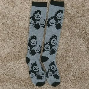 EUC Halloween knee socks